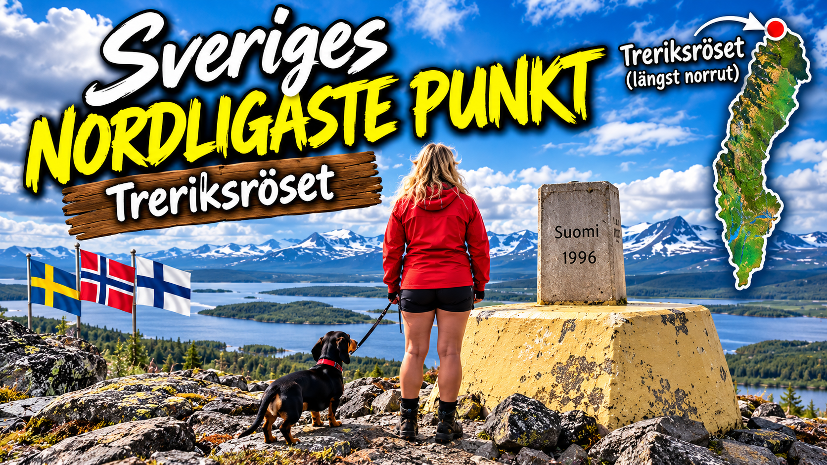 Sveriges Nordligaste Punkt - Treriksröset